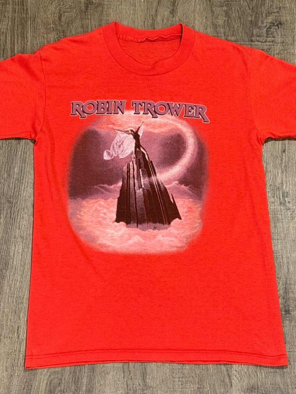 Vintage 80s Robin Trower 1986 Passion Tour t-shirt